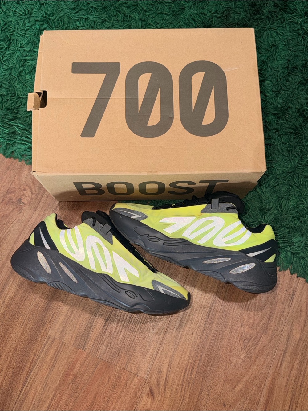 Yeezy Boost 700 MNVN Neon Green/Black Men's Sneakers